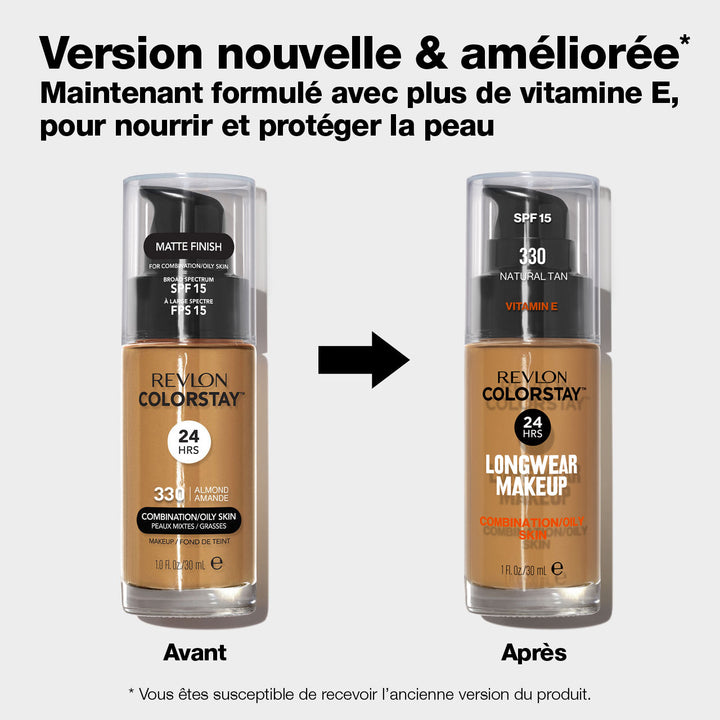 Fond de Teint ColorStay™ Peaux Mixtes/Grasses SPF 15