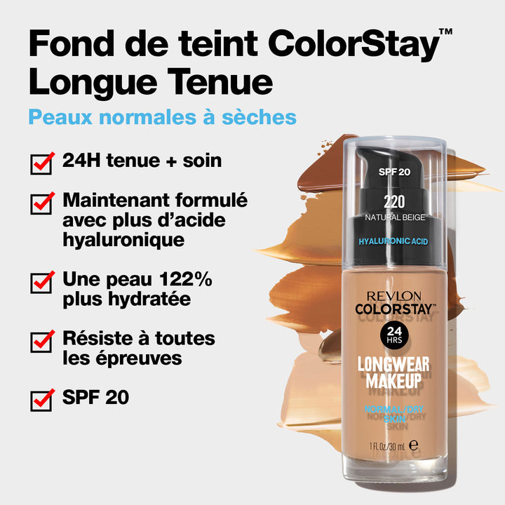 Fond de Teint ColorStay™ Peaux Normales/Sèches SPF 20